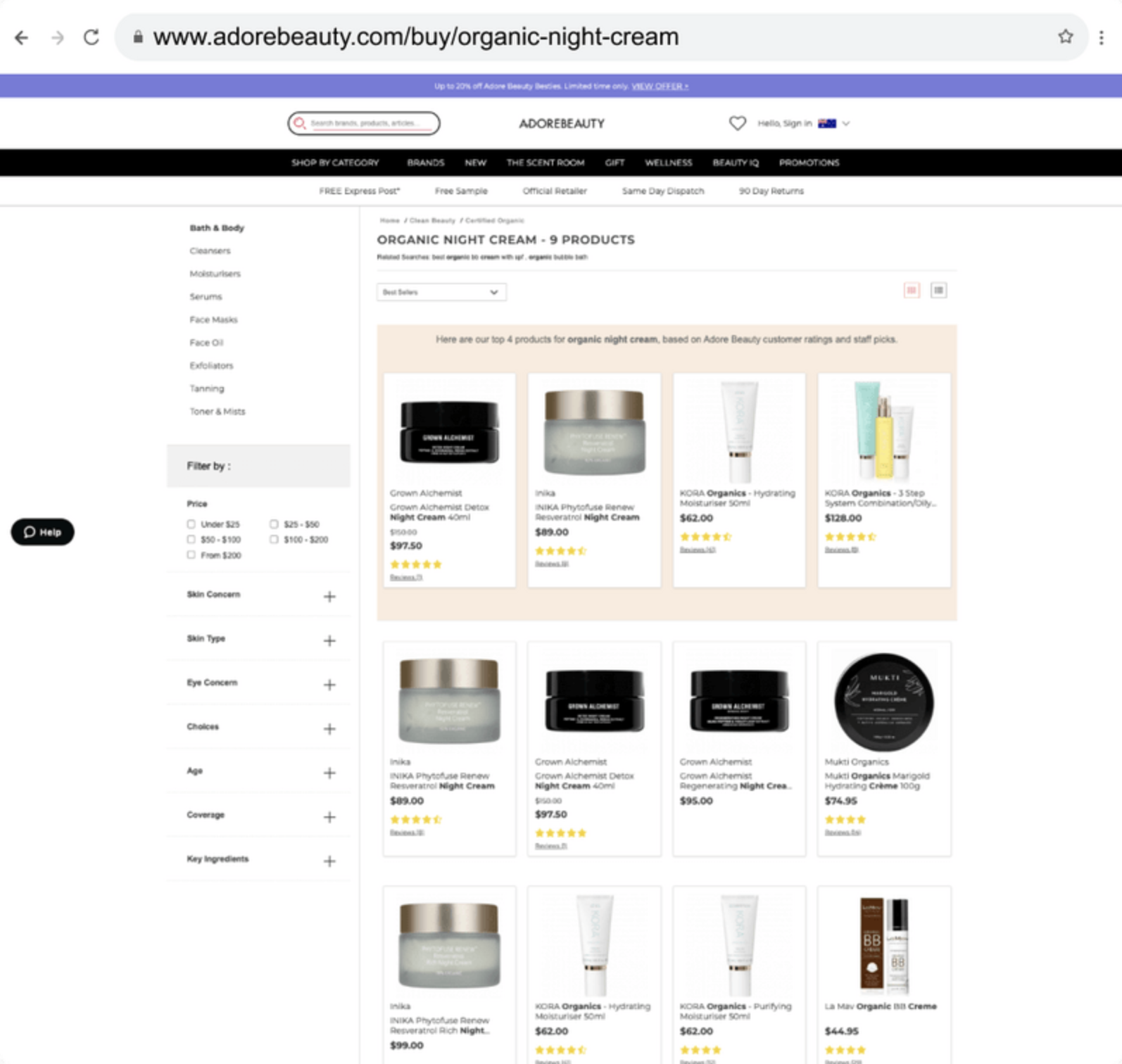 screenshot of Longtail UX